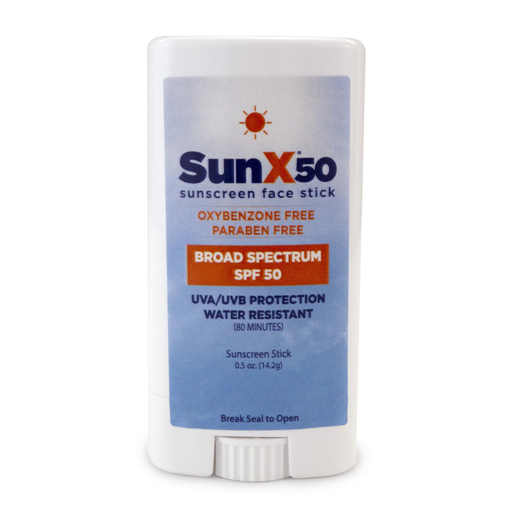 Coretex Sun X 50 Spf Broad Spectrum Sunscreen Face Stick - 0.5Oz Travel Size Stick Of Paraben Oxybenzone Octinoxate & Oil Free Sunscreen - No