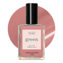 Smalto per unghie verde Manucurist Smalto per unghie classico naturale rosa antico 9-Free Vegan e a base vegetale (77%) 0,5 fl oz