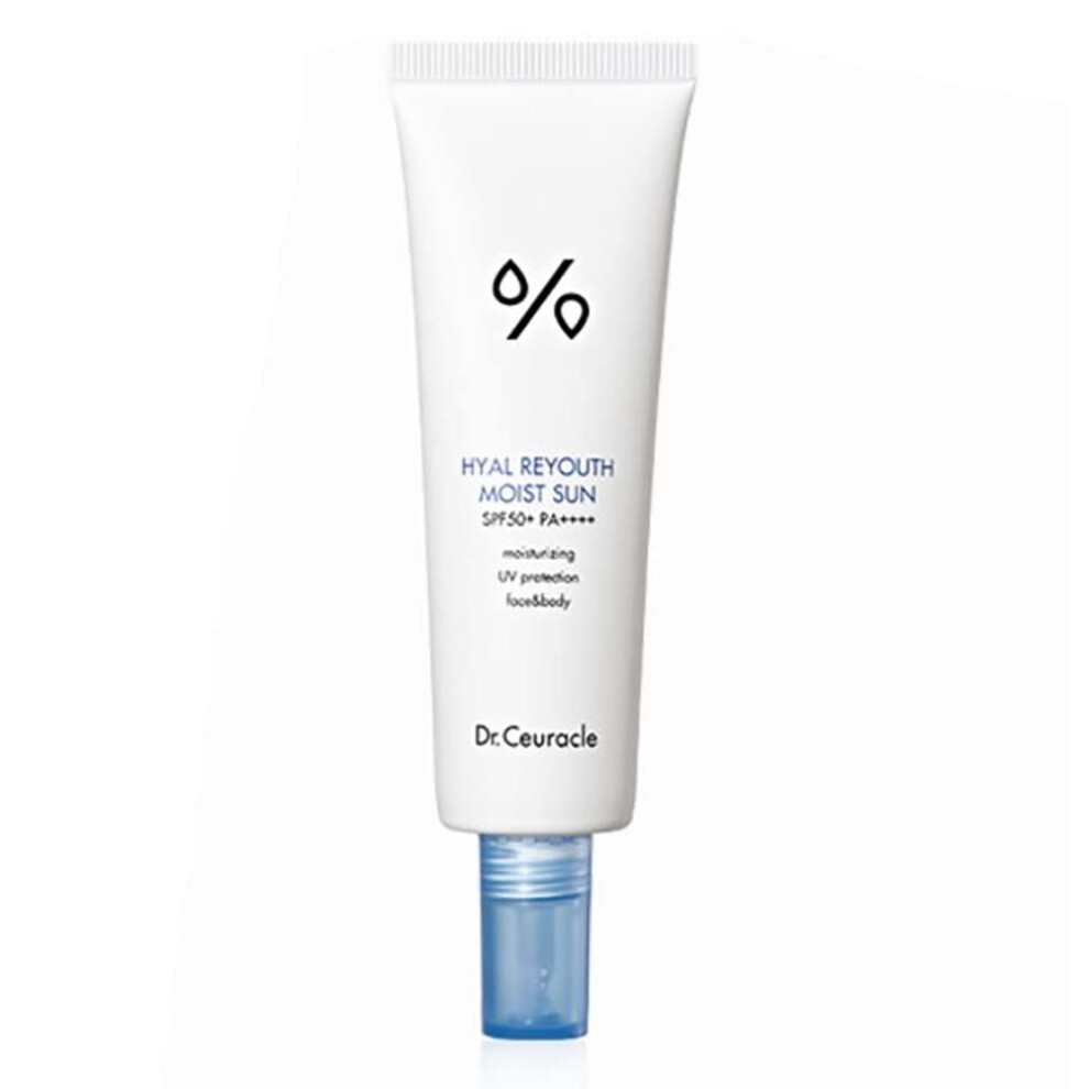 Dr. Ceuracle White Dr.ceuracle Hyal Reyouth Moist Sun?Skin Concern? Essence-Like Sunscreen Without Stickiness