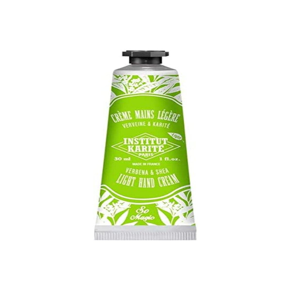 Institut Karite Pari Cream Institut Karite Shea Butter Hand Verbena 30Ml Skin Nourishing Hydrating Moisturizing For Hand & Body