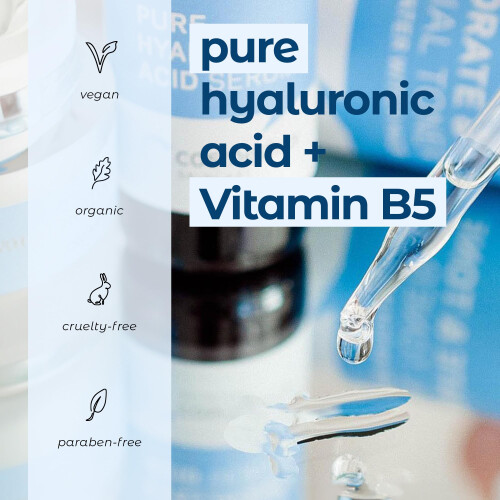 Reines Hyaluronsäure Serum + Vitamin B5 1