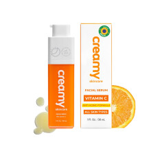 Creamy Vitamin C Face Serum  10% Vitamin C  Vitamin C Serum for Glowing and Radiant Skin  Even Skin Tone  Prevent Premature Aging  All Skin Types