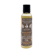 Soothing Touch Bio-Badekrper- und Massagel Sandelholz 4 Fl Oz