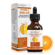 30% Vitamine C Serum voor Gezicht - Natuurlijke en organische antirimpel- en huidverjongende vochtinbrengende crme met hyaluronzuur en vitamine