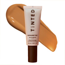 Live Tinted Hueguard Skin Tint SPF 50 - Tinted Mineral Sunscreen with Light-Medium Buildable Coverage With a Hydrating and Radiant Finish - Water