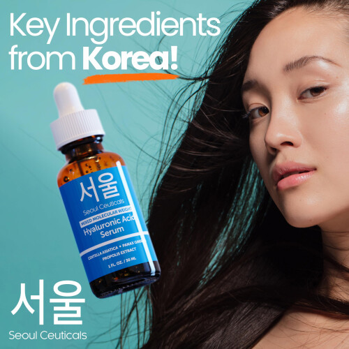 SeoulCeuticals, Hyaluronsäure Serum, 1 fl oz (30 ml) 2