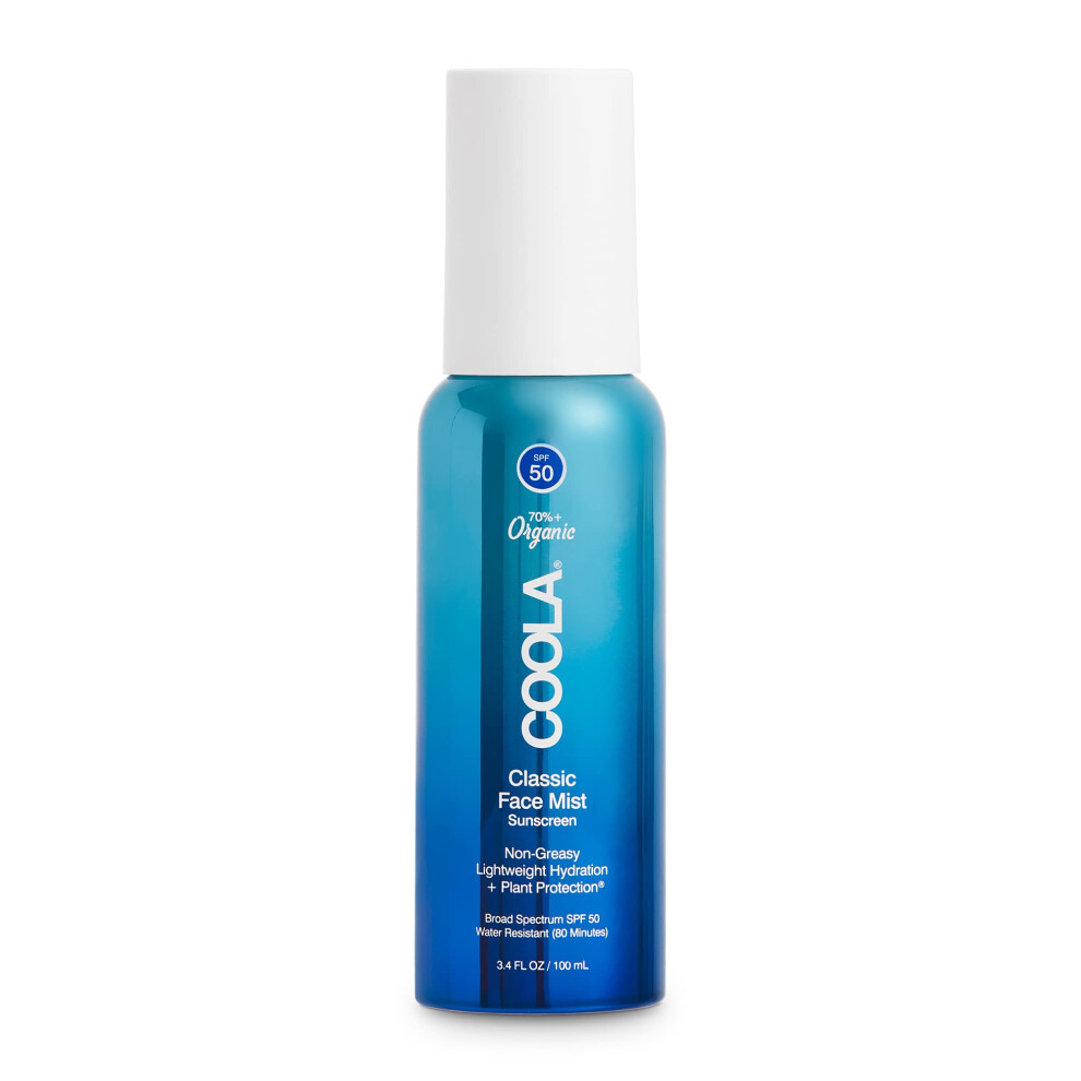 Photos - Sun Skin Care Coola Organic Sunscreen SPF 50 Sunblock Face Mist Dermatologist Tested Skin Care for Daily Protection Vegan and Gluten Free