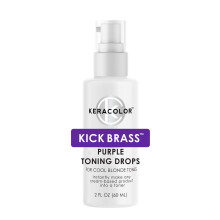 Keracolor Purple Toning Drops Concentrado para criar seu prprio shampoo roxo para cabelos loiros - Misture com qualquer shampoo condicionador ou
