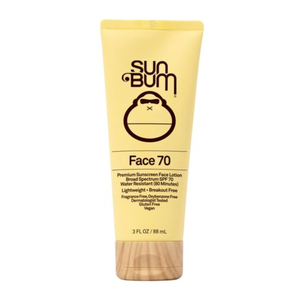 Photos - Sun Skin Care Sun Bum Original SPF 70 Sunscreen Face Lotion | Broad Spectrum Moisturizing Facial Sunblock with Vitamin E | Oil Free | Hawa