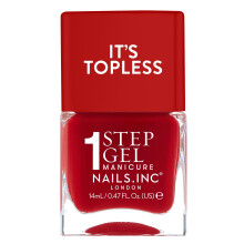 Nails Inc It's Topless Gel Neglelak 4-i-1 Base Coat Behandling Farve & Top Coat Langvarig St?rk Sp?nfri Negle Blank Salon Kvalitet Manicure Hjemm