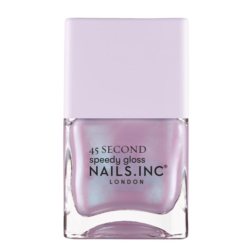 Nails Inc 45 Δευτερόλεπτα Speedy Gloss, Λάνα, Λιλά Σκίνερ, Μεταλλικό, Μακράς Διάρκειας