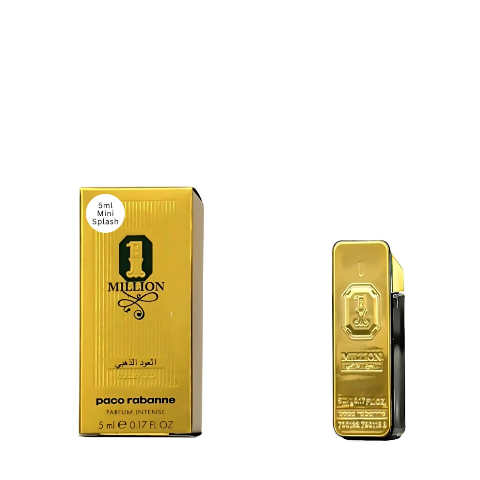Paco Rabanne 1 Million Golden Oud Parfum Intense For Men  5ml Miniature