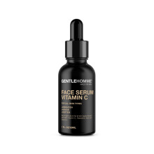 Gentlehomme Vitamin C Day & Night Facial Serum for Men with Hyaluronic Acid & Vitamin E - For All Skin Types - 1 Oz - Unscented
