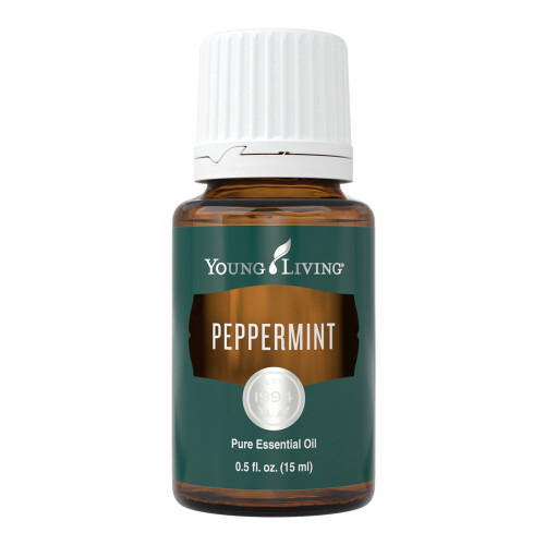 Young Living Pepparmyntolja 15ml - Uppiggande Doft och Kylig Känsla, Stöder Maghälsa