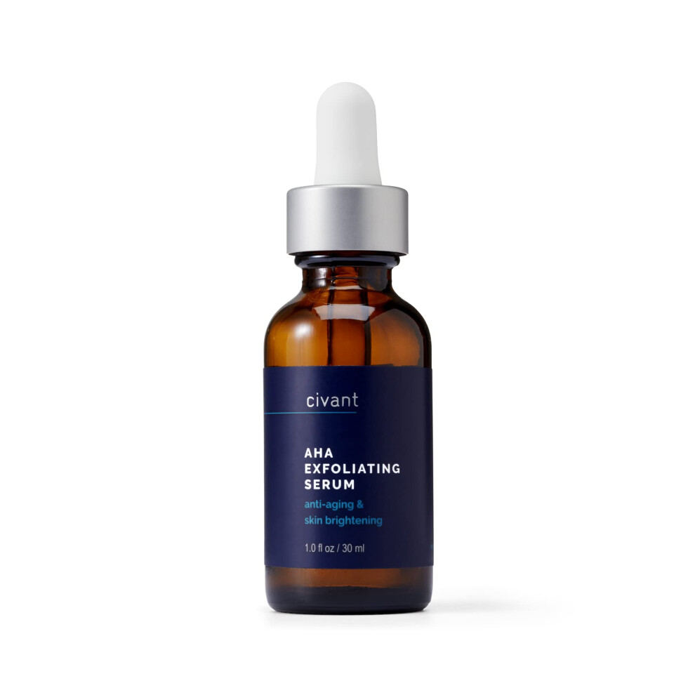 Civant Aha Exfoliating Serum With Glycolic Acid - Face Exfoliant Promoting Faster Skin Renewal And Absorption - Slows Aging - Brightening And Smo