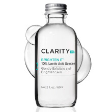 ClarityRx Brighten It 10% Lactic Acid, Trattamento Esfoliante Naturale per Viso per Macchie Scure (2 fl oz)