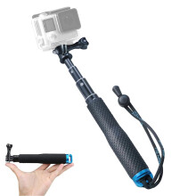 19' Short Extension Selfie Stick Compact Handle Grip Adjustable Monopod Pole Compatible with GoPro Hero 13 12 11