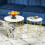 Homcom HOMCOM Set of 2 Nesting End Tables Side Tables w/ Basket Removable Top, White 1