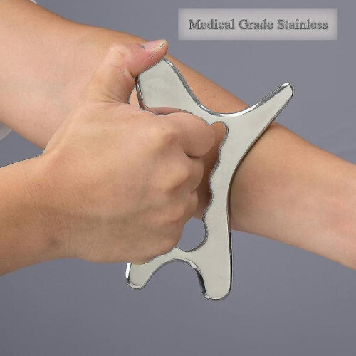 Gua Sha Massager Stainless Steel Scraping Tool Physical Therapy Body Massager 2