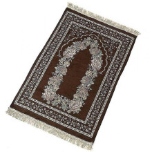 Prayer Rug Muslim Prayer Rug Personalized Prayer Mat Muslim Prayer Mat Islamic Prayer Rugbrown