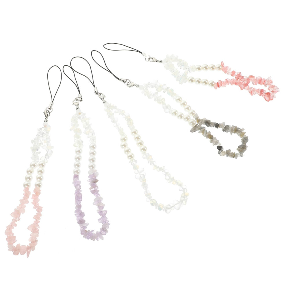 Exquisite Diy Phone Hanging Chain Prop Antilost Beads Chain Meticulously Crafted Phone Strap Random Color-image-OPC-PHXPSBN-NEW