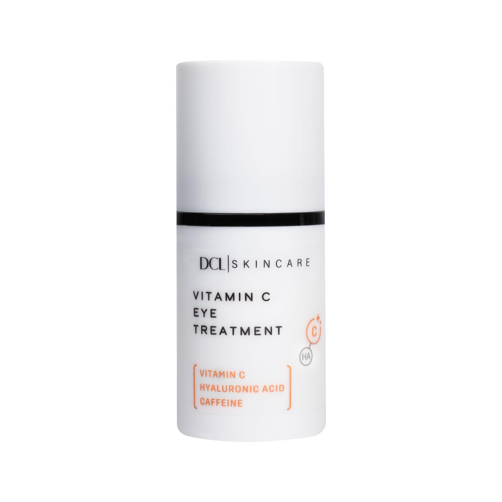 Dcl Skincare Vitamin C Eye Treatment Boosts Collagen And Reduces Eye Puffiness With High Potency Vitamin C Vitamin B5 And Hyaluronic Acid 0.5 F