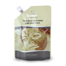KAWAR Dode Zee Moddermasker met Aloë Vera voor Gezicht en Lichaam - Spa Kwaliteit Pore Reducer voor Acne en Vette Huid