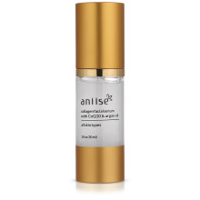 Aniise Anti-Aging Collagen Serum Hyuralonic Acid Vitamins C & E Coq10 Argan Oil