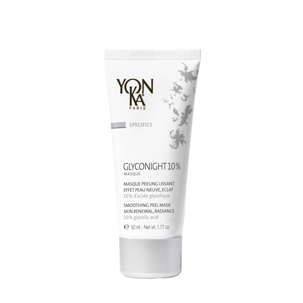 Yonka Yon-Ka Glyconight 10% Peel Masque (50Ml/1.77 Oz) Anti-Aging Face Mask Skin Renewal For Wrinkles And Pore Reduction With Glycolic Acid