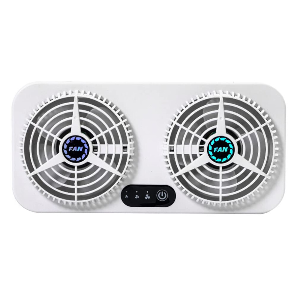 Car Exhst Fan Usb Air Circulation Fan Ventilator Silent Air Vent Cer Cing Fan With 3 Adjustable Wind Speed For Car Vehicle Home Office 820064753311