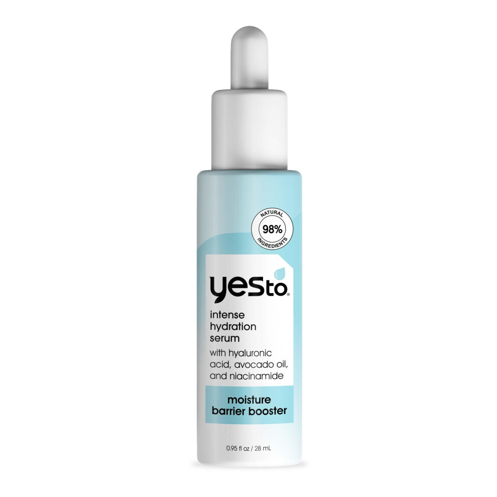 Oui Yes To Intense Hydration Serum Locks In Moisture And Helps Support Skin's Barrier Against Environmental Damage Hyaluronic Acid Avocado Oil And