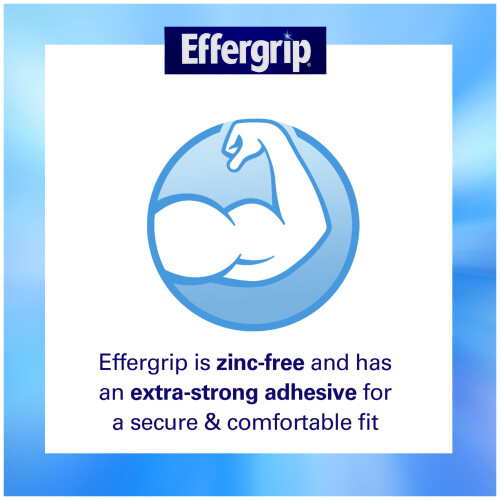 Effergrip Denture Adhesive Cream  Extra Strong Holding Power  1.5 oz 1
