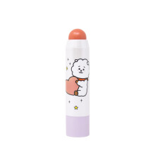 The Crme Shop BT21 Lip + Cheek Chic Stick | Stick de Essncia Colorido (Enriquecido com cido Hialurnico e Vitamina E) - Peach Fluff (RJ)