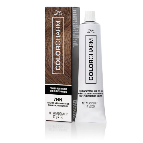 COLORCHARM Permanent Cream Hiusväri 7NN Intense Medium Blonde 2 oz.