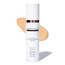 Drmtlgy Hidratante de teido fsico con SPF 44. Tinte universal. El protector solar y la base teidos de minerales todo en uno con proteccin de ampl