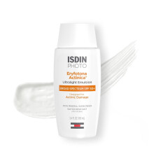 ISDIN Eryfotona Actinica Zinc Oxide and 100% Mineral Sunscreen Broad Spectrum SPF 50+  No White Cast  Suitable for Sensitive Skin  3.4 Fl Oz