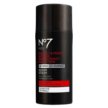 No7 Men Protect & Perfect Intense Advanced Serum - Skincare For Men - Balancing Facial Serum For Anti Aging - Contains Retinol To Reduce Fine Lin