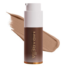 Mirabella Invincible For All HD Liquid Foundation  Anti-Aging-Flssig-Gesichts-Make-up mit vollstndiger Deckkraft  Feuchtigkeitsspendende, feuchti
