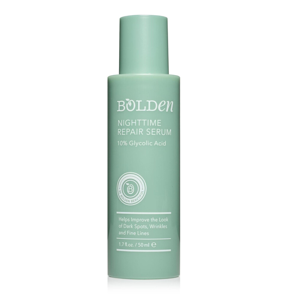 Bolden Dark Nighttime Repair Serum | Facial Serum For Spots And Discoloration | Ideal For Acne-Prone & Melanin-Rich Skin | 1.7 Fl Oz