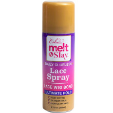 Esha MELT N SLAY Glueless Lace Spray - Ultimativt Hold Sved- og Vandafvisende Langvarigt Sikkert Grip til Lace Parykker Usynlig mat finish og kan