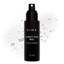 Dime Beauty Thirsty Face Mist mit Elektrolyten, feuchtigkeitsspendender Gesichtsspray aus Wiesenschaumkraut und Sanddorn, 60 ml