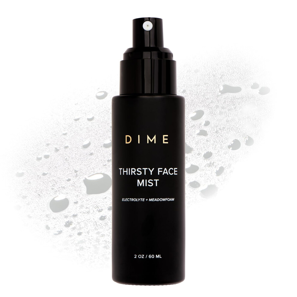 Dime beaut    moiffeuse brume de visage avec    lectrolytes Meadowfoam et argousier hydratant pulv   risant 2 oz / 60 ml