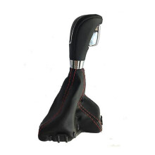 New Full Leather At Automatic Transmission Car Gear Shift Knob for Ford Mondeo Mk4 S-max Galaxy Gear Handle Ball Car Styling
