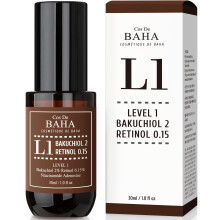 Bakuchiol 2% Serum with Retinol for Face Anti-Aging Hyperpigmentation and Acne Flare-Ups 1 Fl Oz (30ml)