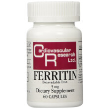 Cardiovaskulre Forschung Ferritin Maximum Absorption Eisenprparat 1er-Pack 01-Creme 60 Kapseln