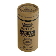 Stick Up Natural Deodorant for Women and Men with Bentonite Clay Powder, Arrowroot, Magnesium, Zinc, 3 oz. Vegan Deodorant for 3-4 months, White Cocon