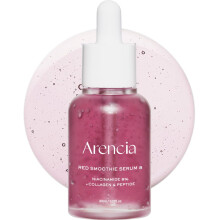 Arencia Red Collagen + Peptide Smoothie Serum 8% Niacinamide Vitamin C Vitamin E lifting anti-aging serum for skin texture for glass skin