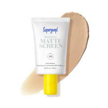 Supergoop! Mattescreen minerale (SPF 40) - 20 ml - Crema solare a spettro a largo spettro senza olio minerale - liscio le pelli l'aspetto minimizza i