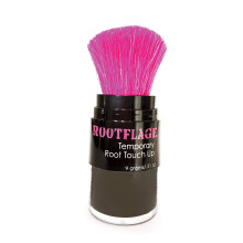Rootflage Root Touch Up Powder  Temporre Haarfarbe und Grauabdeckung, Wurzel-Concealer fr dnner werdendes Haar, Trockenshampoo und Augenbrauenauf