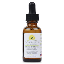 Natural Vitamin C E Serum with Ferulic and Hyaluronic Acid 1 oz